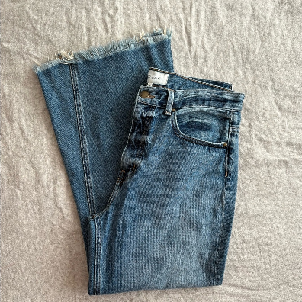 THE GREAT. Cropped Flare Kick Bell